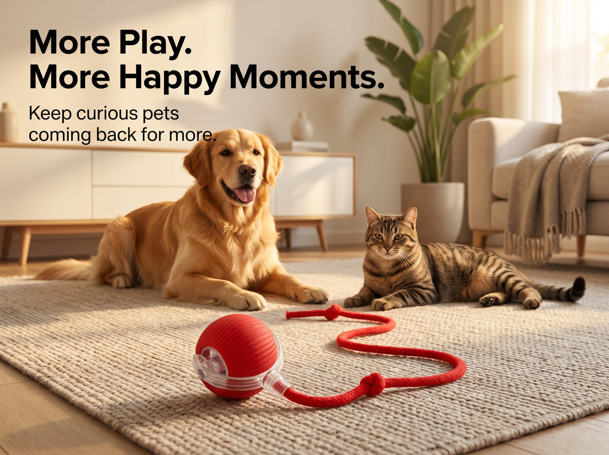 Interactive rolling Pet Ball
