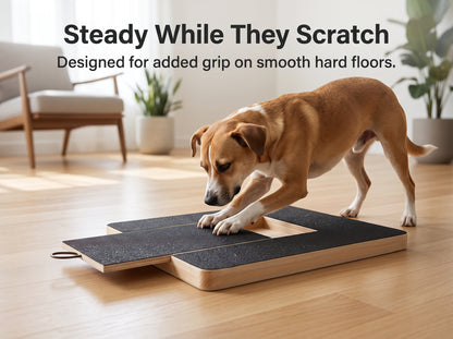 Dog Nail Scratch Board with Treat Compartment